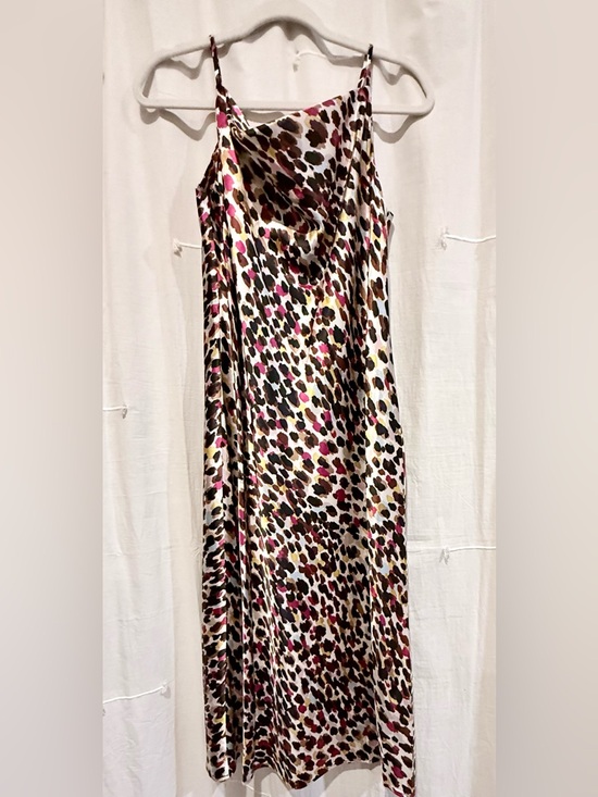 Emma & Michele Dresses & Skirts - Emma & Michele Multicolor Leopard Slip Dress - Size S